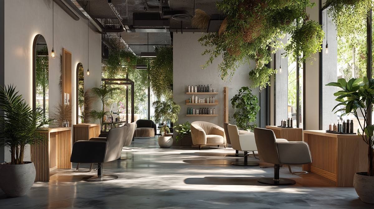 リラックスできる店内