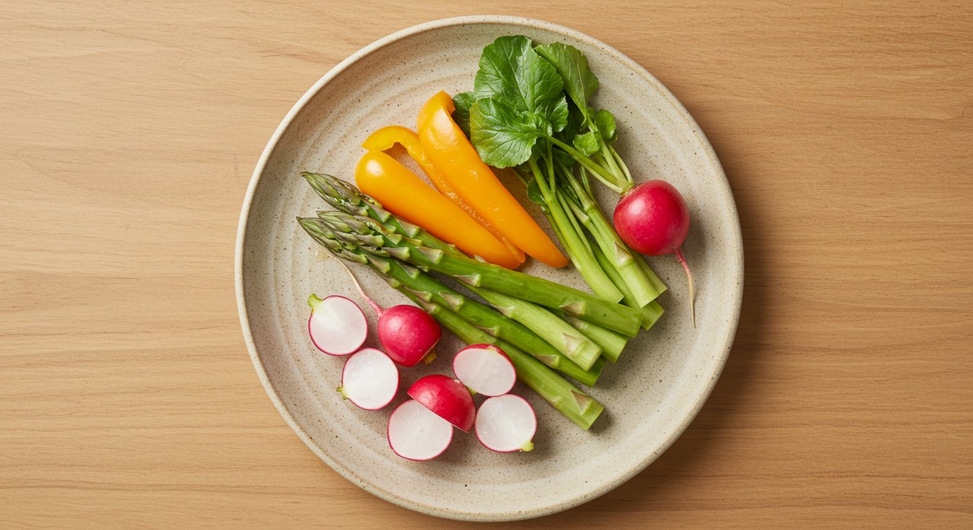 旬の野菜を使った前菜