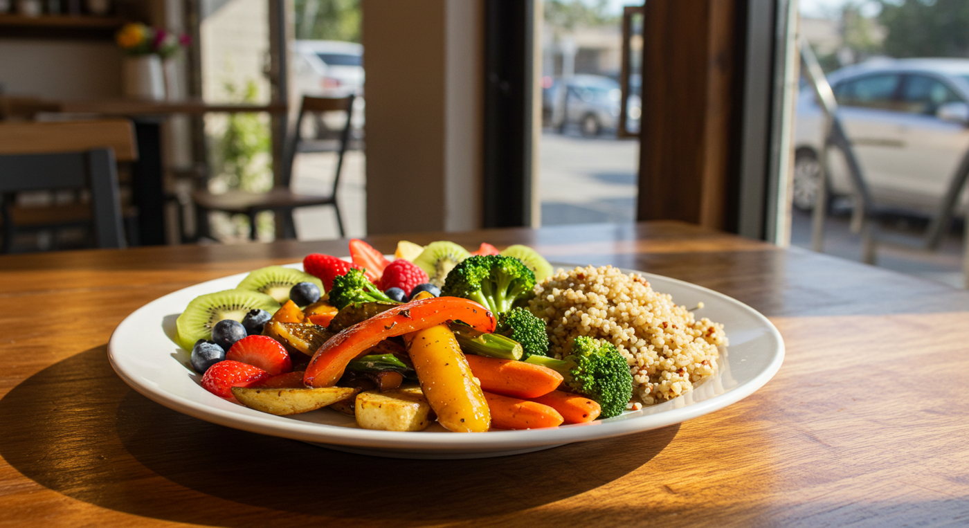 彩りベジプレート（雑穀添え）