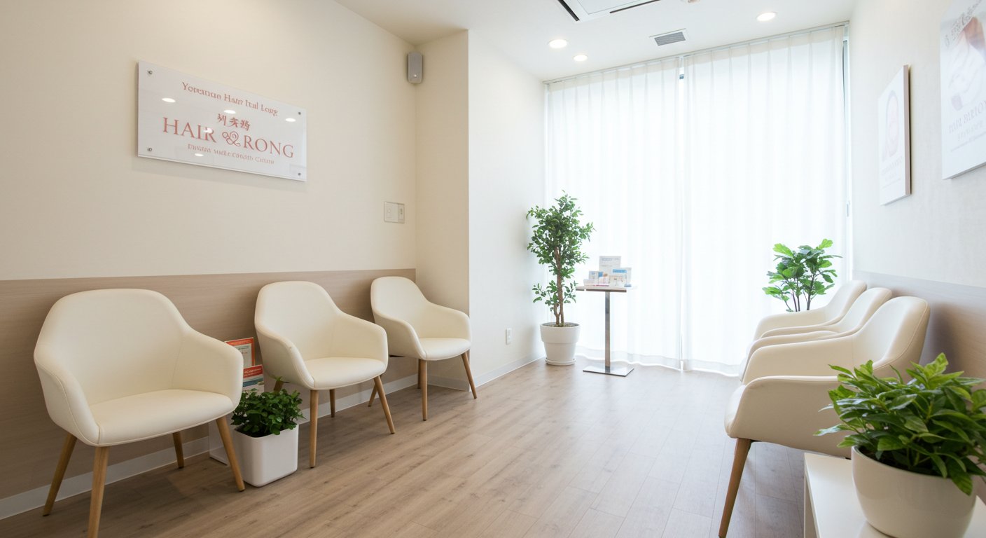 明るい待合スペース