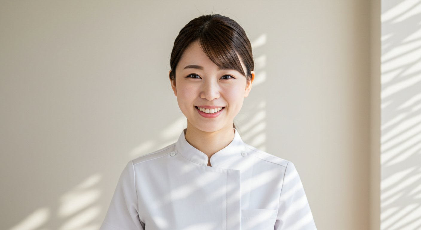 日本人女性スタッフのポートレート